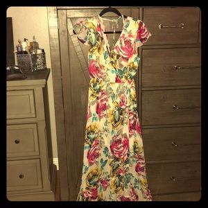 Band of Gypsies Floral Long Dress Size M